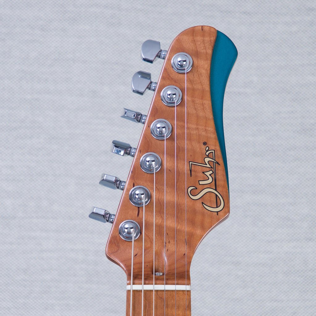 Suhr Limited Edition Classic S Antique Metallic Electric Guitar - Ocean Turquoise Metallic - #78113 - View 3 |