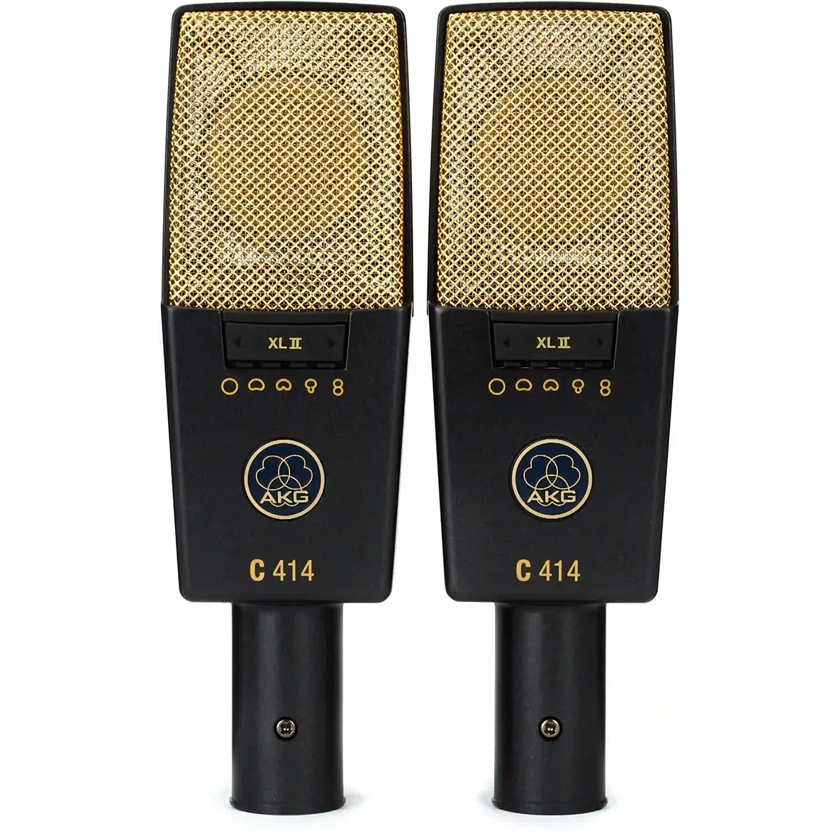 AKG C414 XLII/ST Large-diaphragm Condenser Microphone - Matched Pair - MusicMarket