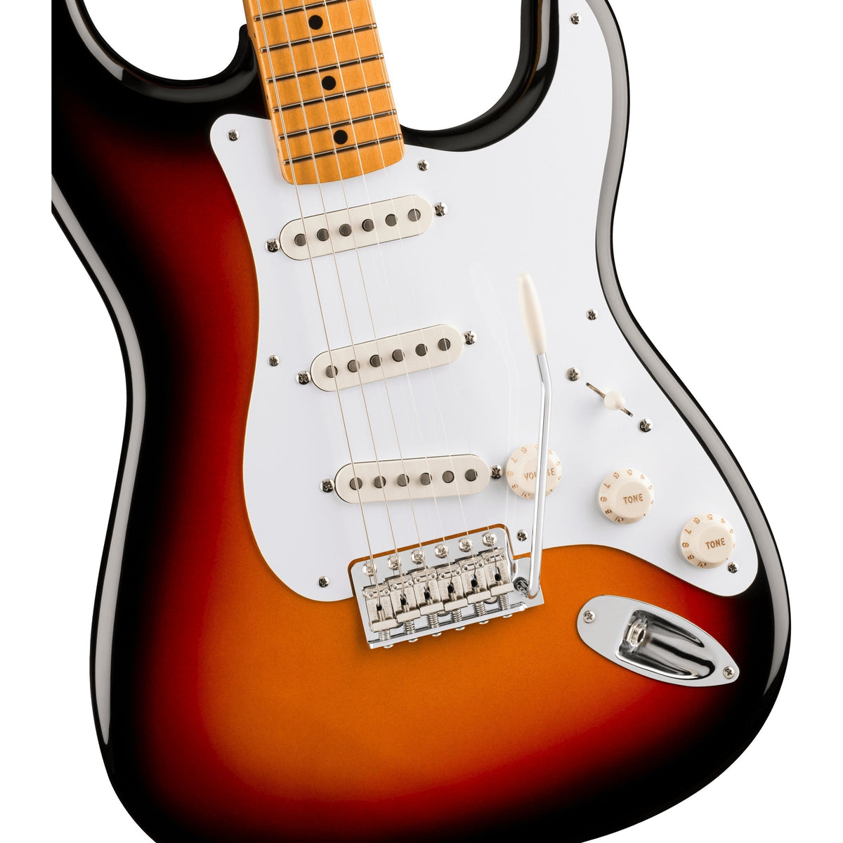 Fender Vintera III Late '50s Stratocaster Electric Guitar, Maple Fingerboard - 3-Color Sunburst - View 3 | MusicMarket