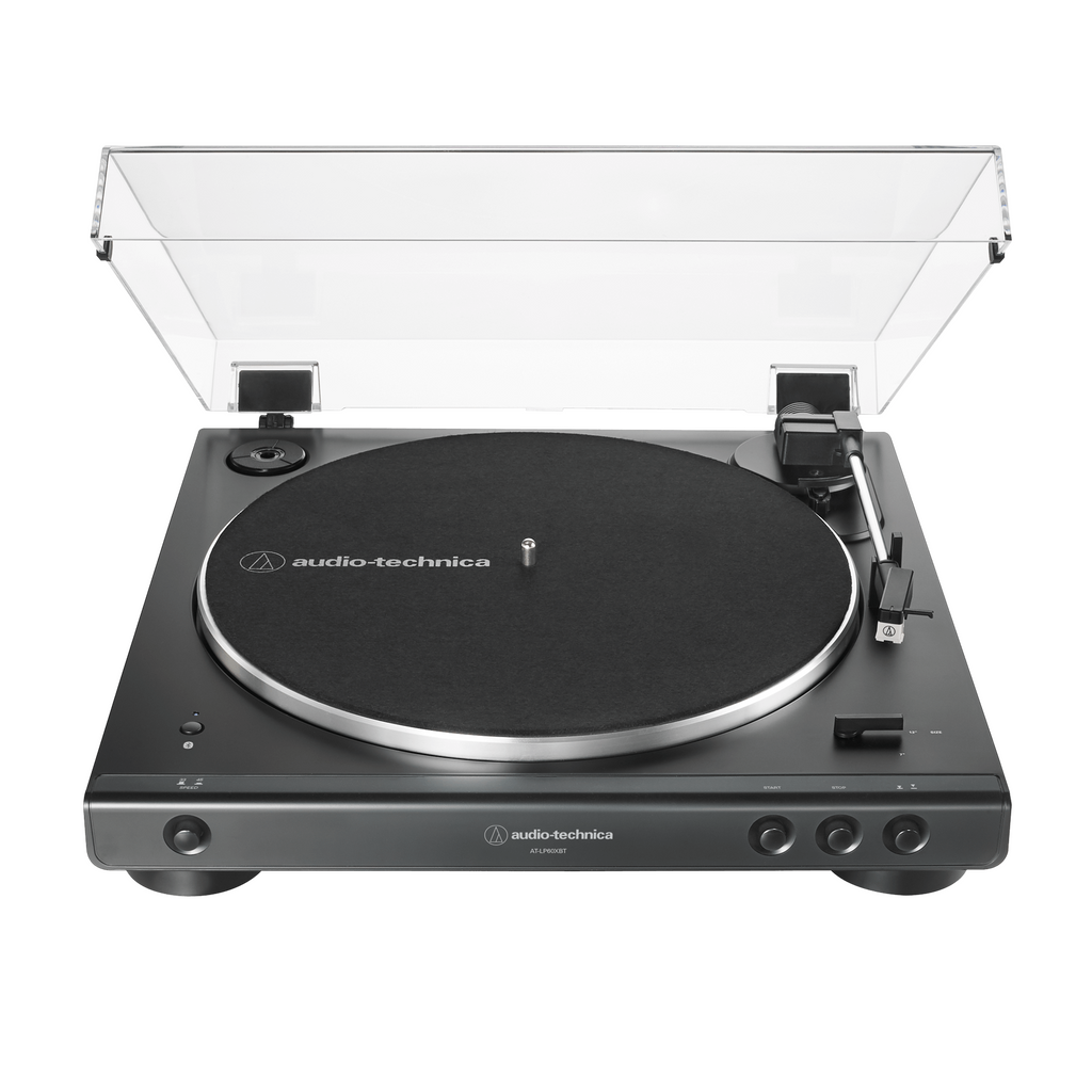 Audio Technica AT-LP60XBT-BK Automatic Stereo Turntable Belt Drive - MusicMarket