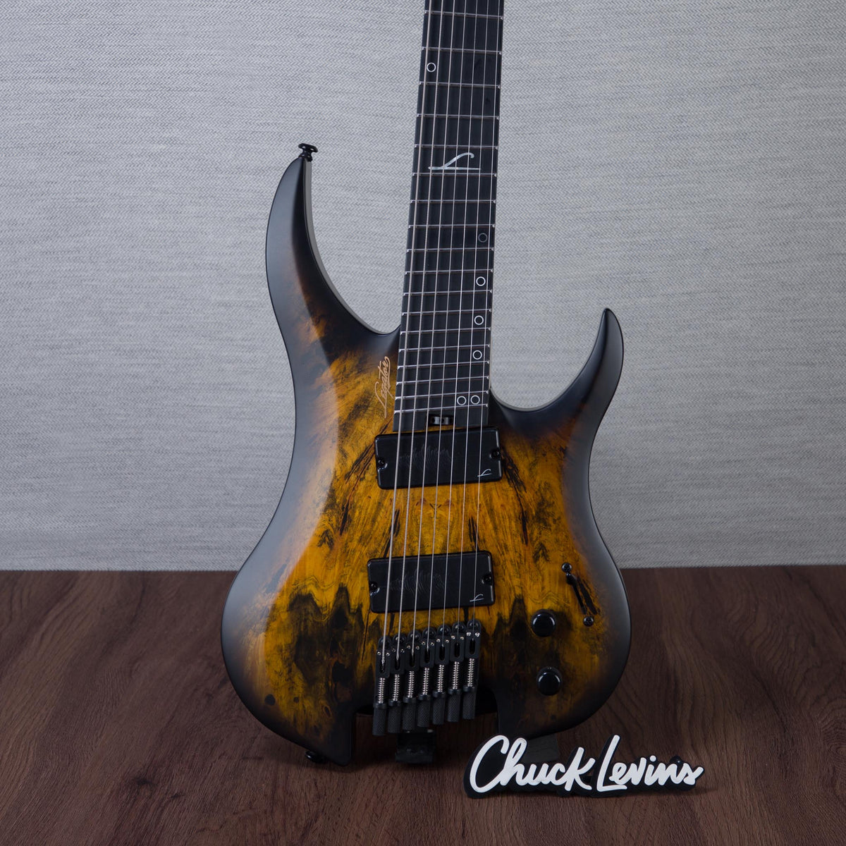 Legator G7FSS Ghost Multiscale 7-String Electric Guitar - Satin Death Valley - MusicMarket