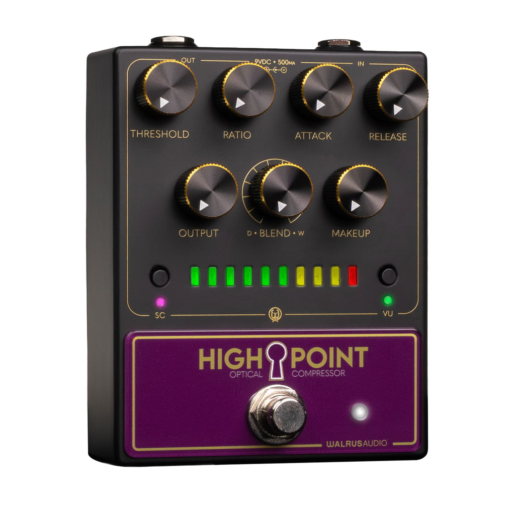 Walrus Audio Highpoint Optical Compressor Effects Pedal - View 2 | MusicMarket