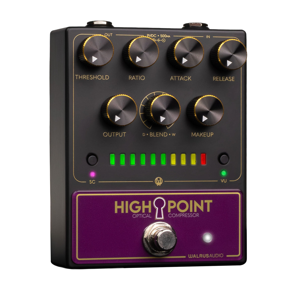Walrus Audio Highpoint Optical Compressor Effects Pedal - View 2 | MusicMarket