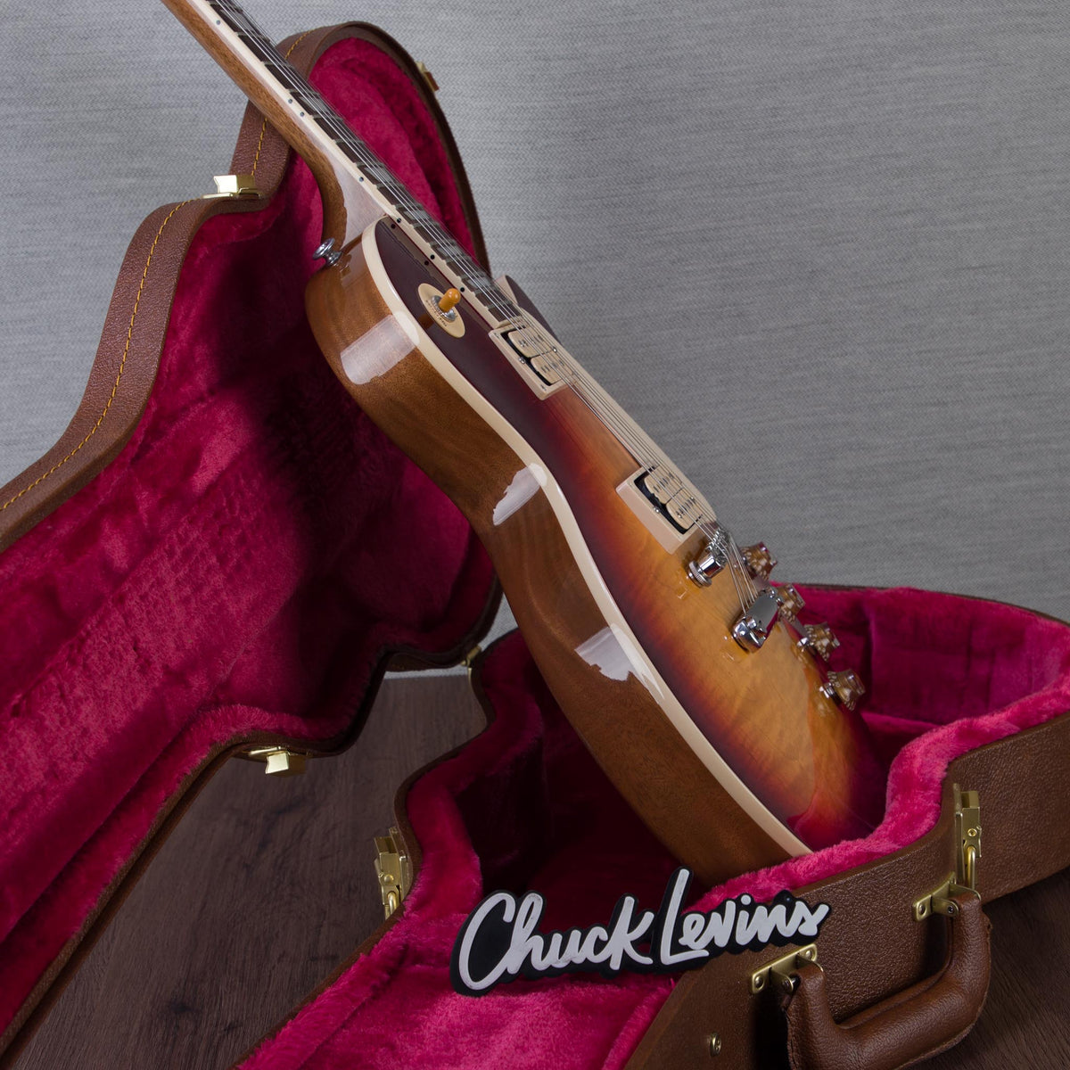 Gibson Les Paul Standard 50s Double Trouble Electric Guitar - Vintage Bourbon Burst - #226150205 - View 9 | MusicMarket