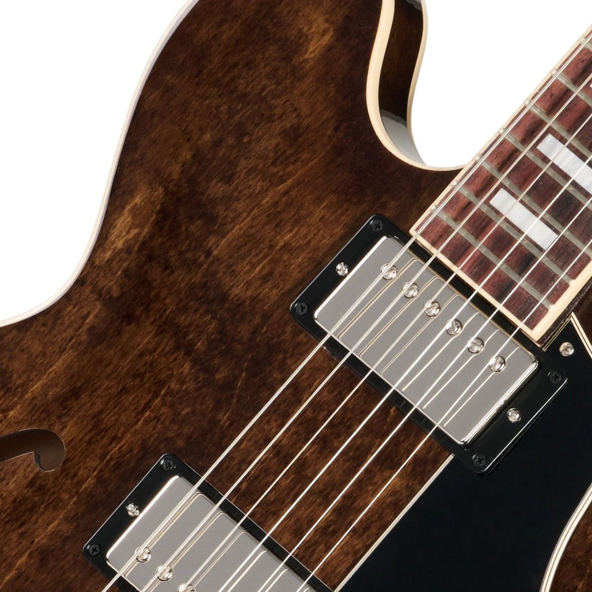 Gibson USA ES-335 60s Semi-Hollowbody Electric Guitar - Dark Walnut - View 7 | MusicMarket