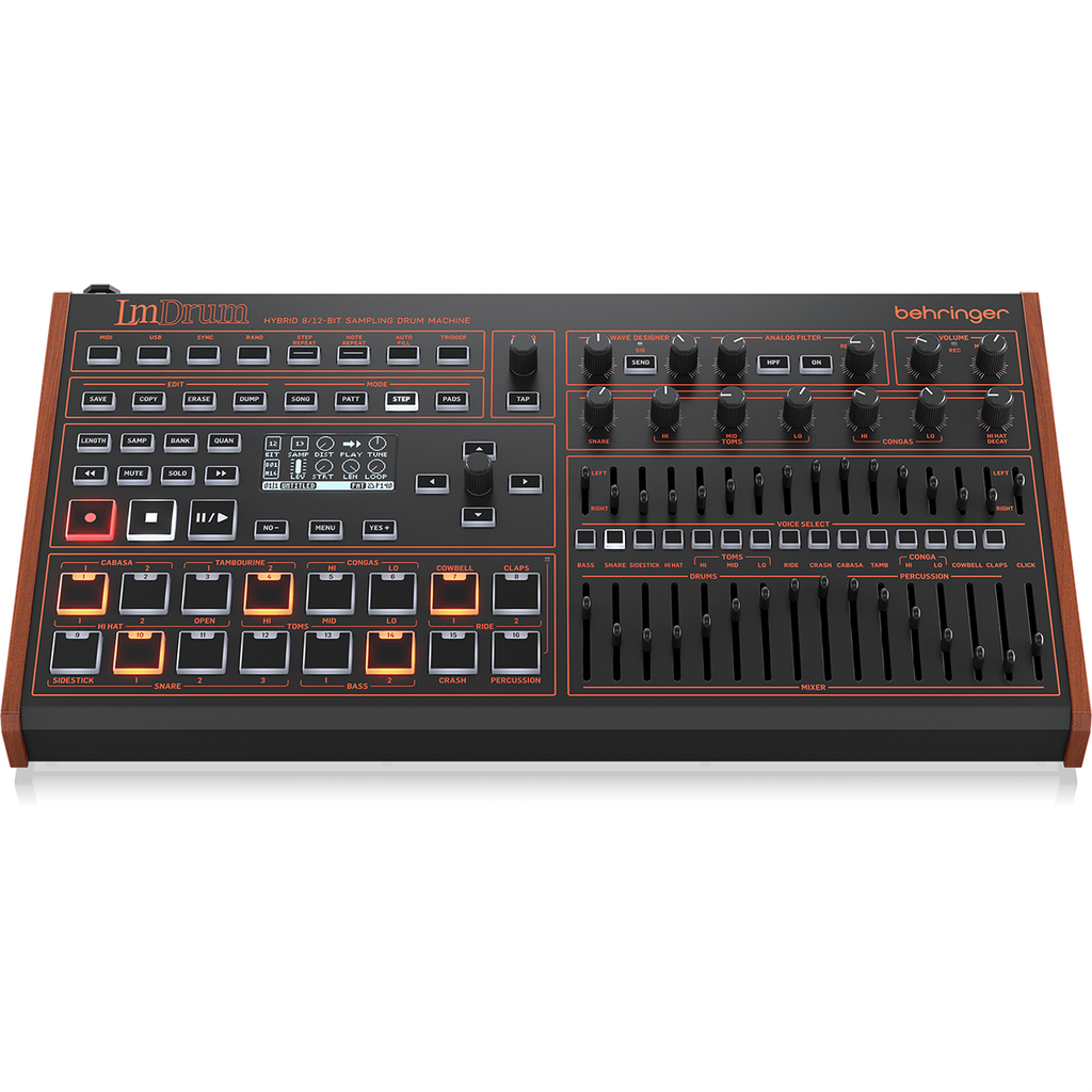 Behringer LM Drum Hybrid Sampling Drum Machine - View 3 | MusicMarket