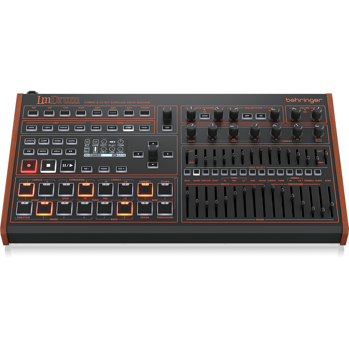 Behringer LM Drum Hybrid Sampling Drum Machine - View 3 | MusicMarket