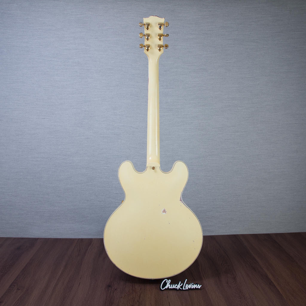 Gibson Custom Shop Murphy Lab 59' ES-335 Semi-Hollowbody Electric Guitar - Heavy Aging Classic White - #A960269 -