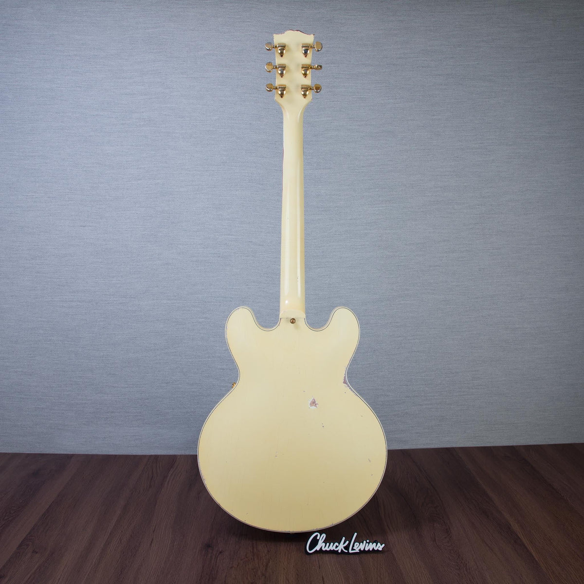 Gibson Custom Shop Murphy Lab 59' ES-335 Semi-Hollowbody Electric Guitar - Heavy Aging Classic White - #A960269 -