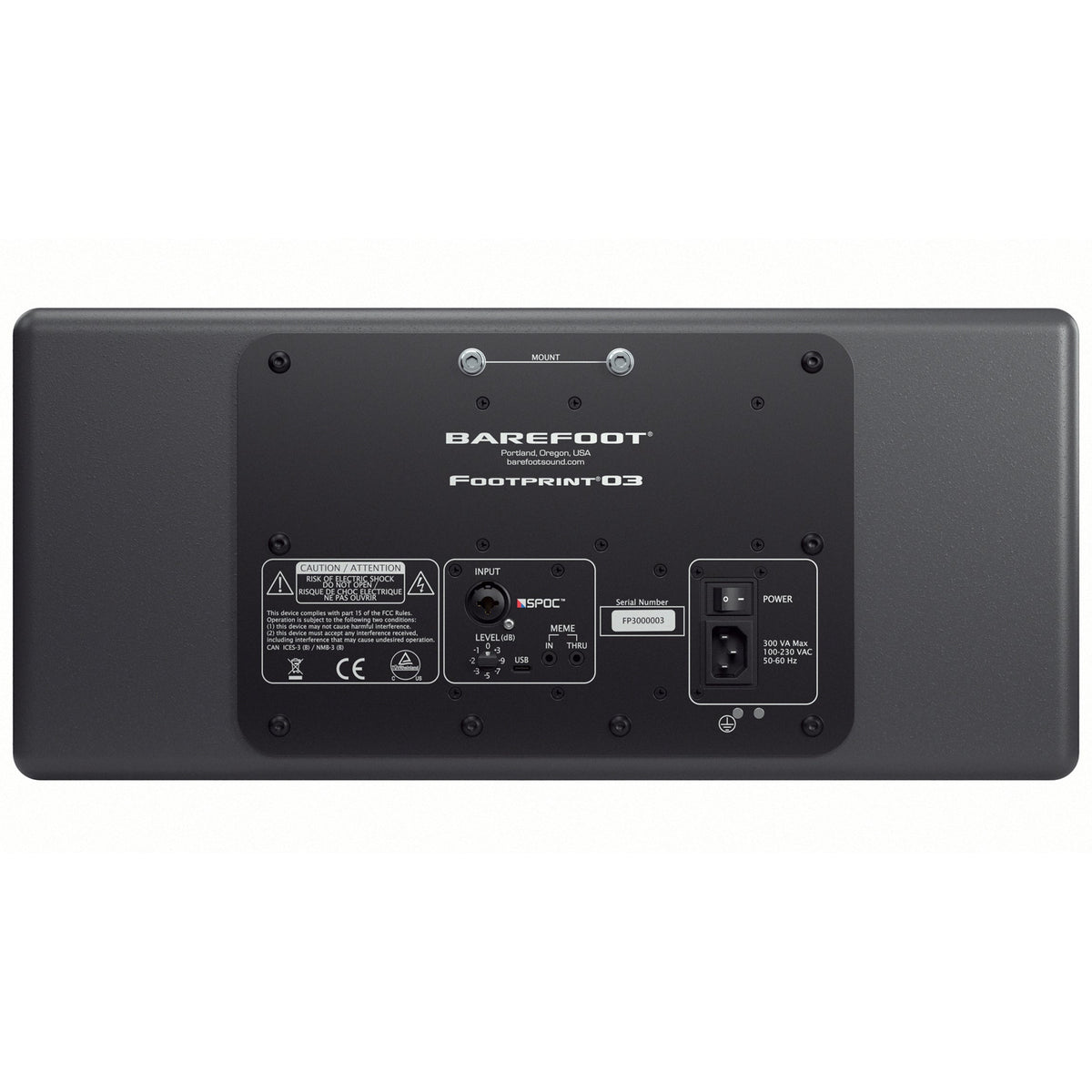 Barefoot Footprint03C Active Center Channel Monitor - View 4 | MusicMarket