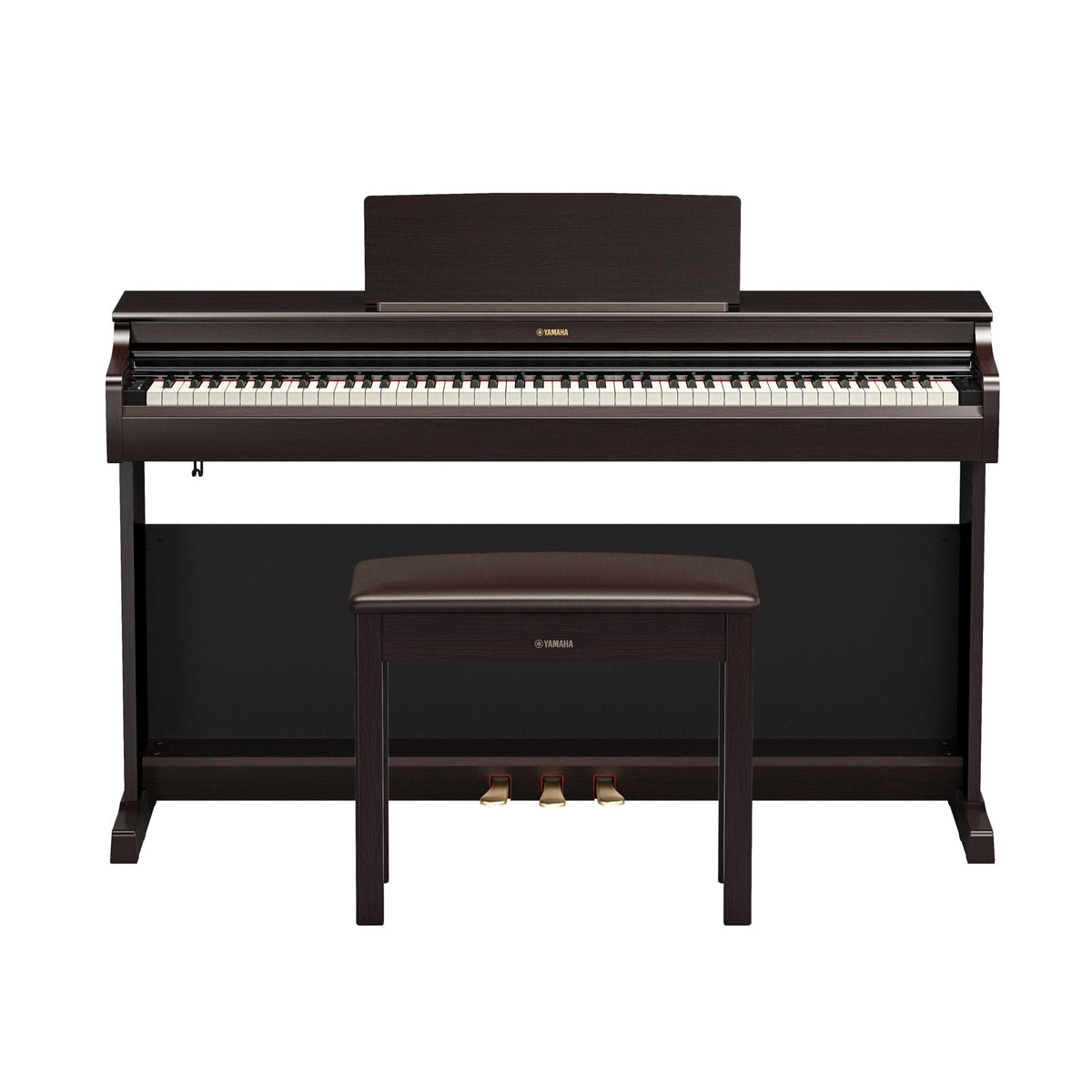 Yamaha Arius YDP166R 88-Key Weighted Digital Piano - Rosewood - View 4 | MusicMarket
