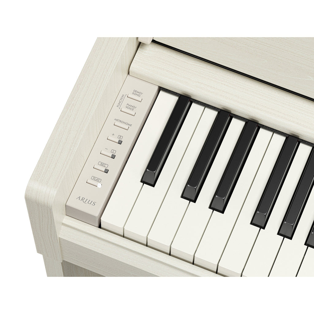 Yamaha Arius YDPS36WB Upright Digital Piano Keyboard - White Birch - View 6 | MusicMarket