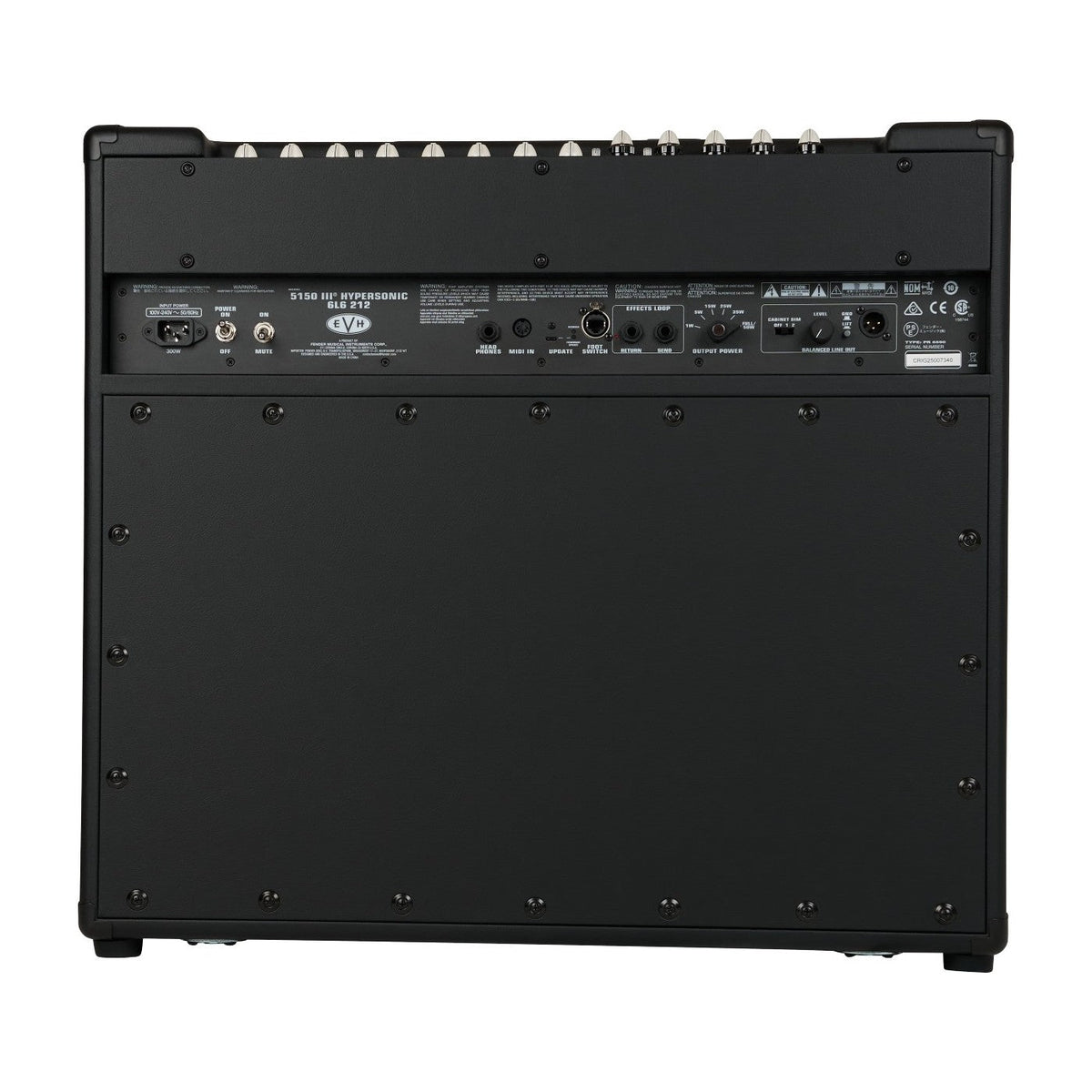 EVH 5150III Hypersonic 6x6 1x12-Inch Electric Guitar Amplifier - Black - View 4 | MusicMarket