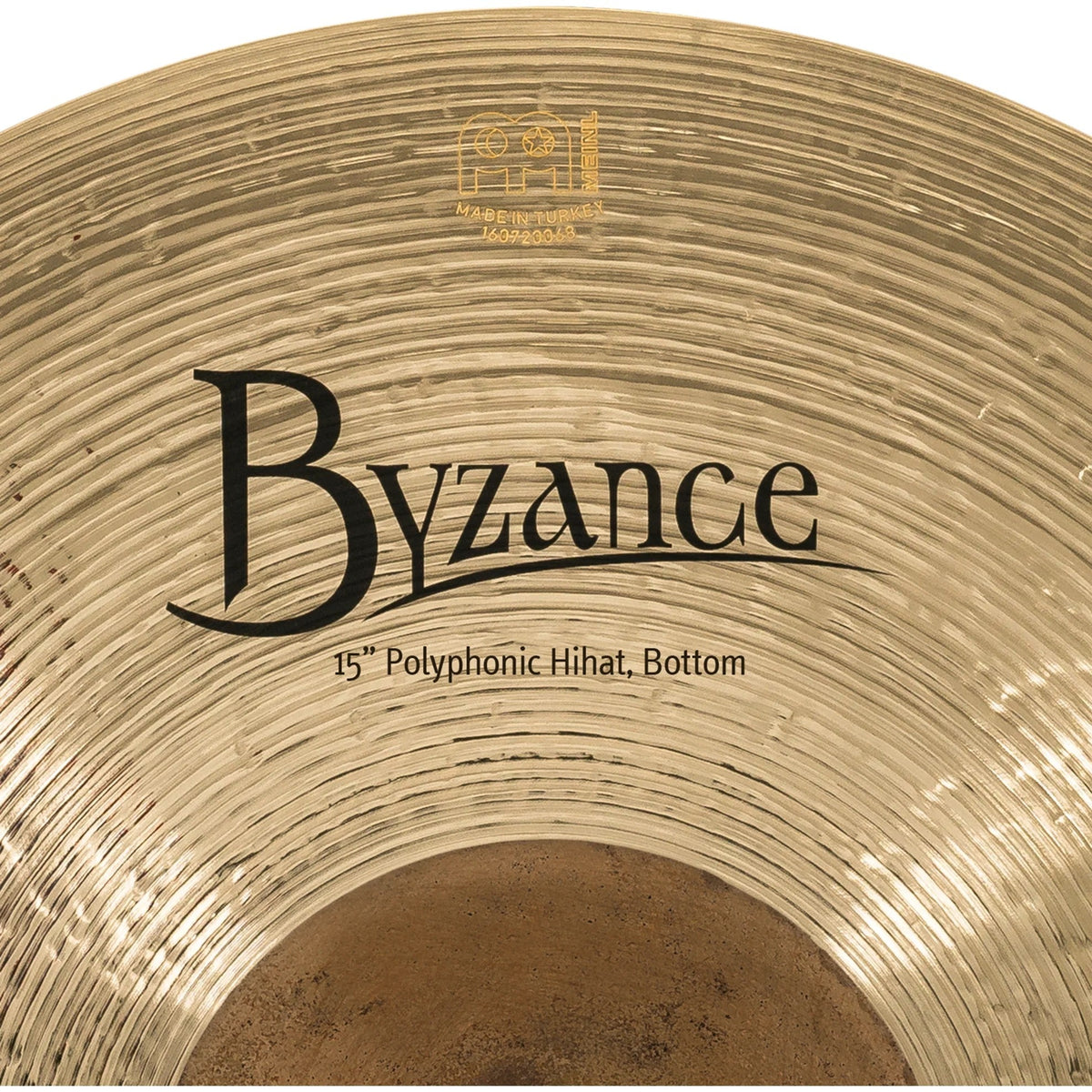 Meinl 15-Inch Byzance Brilliant Polyphonic Hi-Hat Cymbals - View 10 | MusicMarket