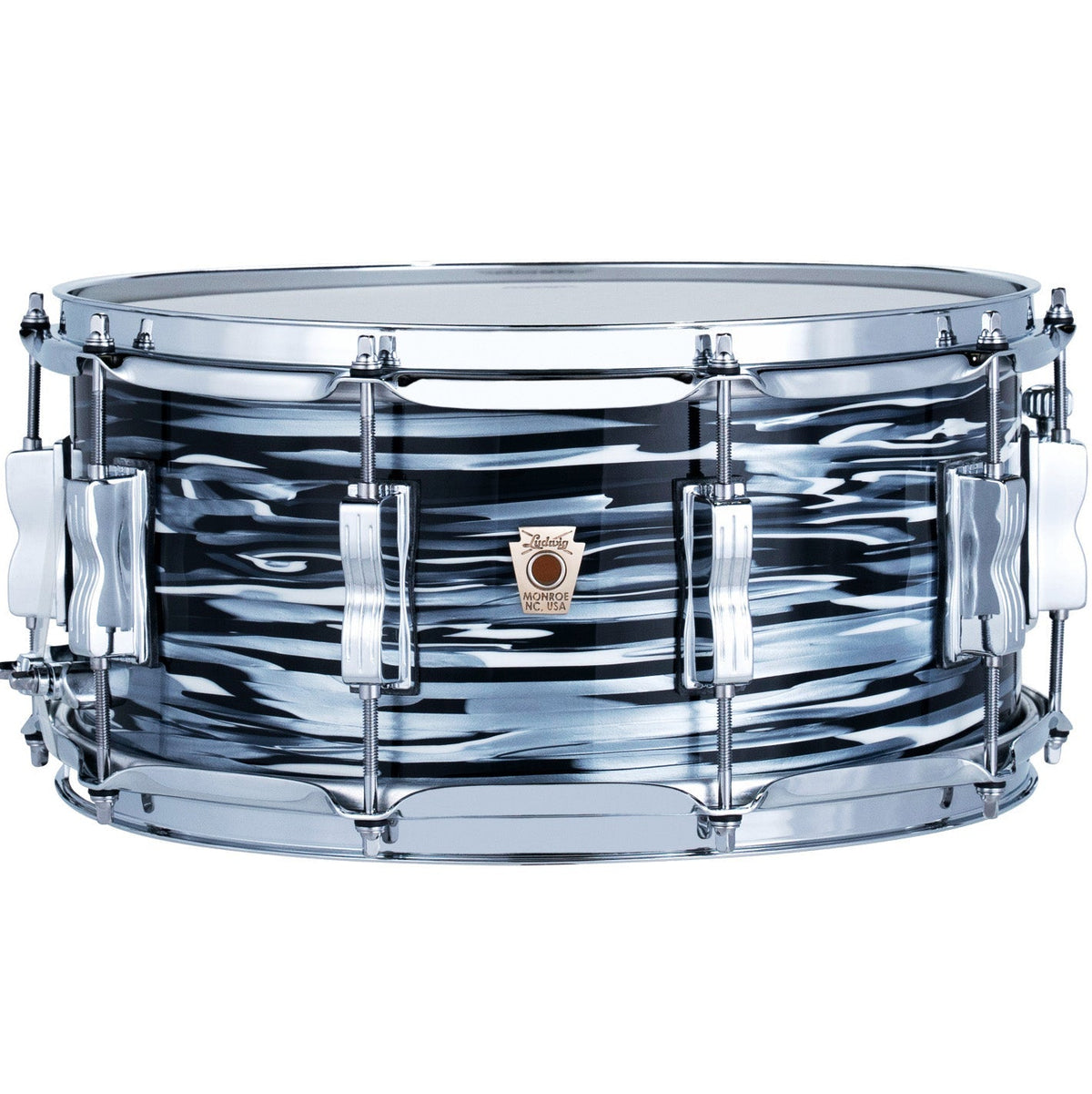 Ludwig Classic Maple 6.5x14 Snare Drum - Vintage Black Oyster - MusicMarket