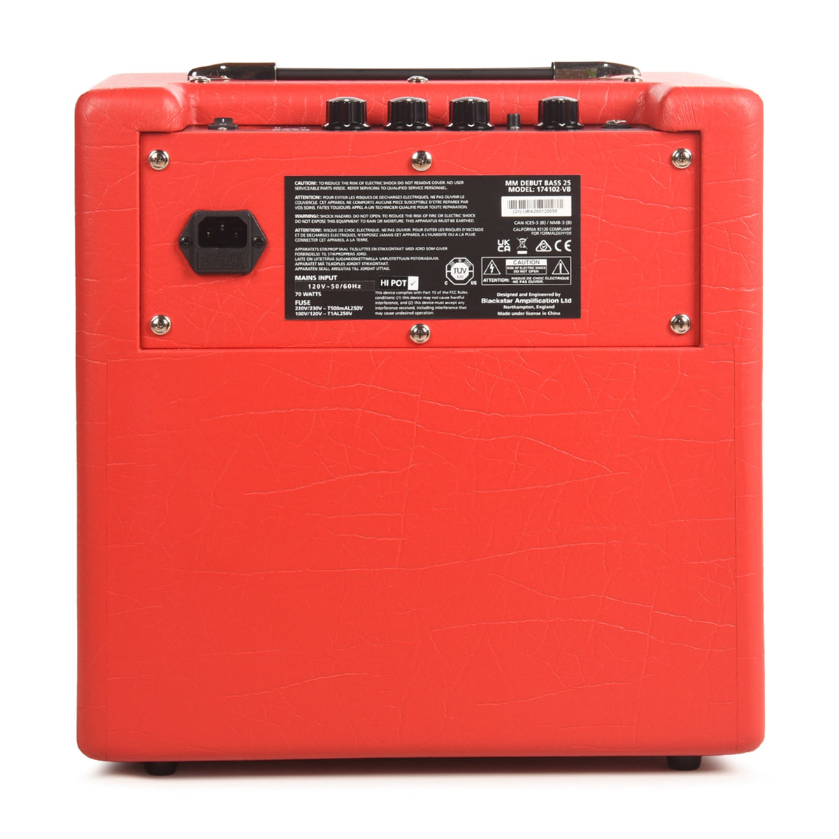 Blackstar Debut Bass M25 25w 1x8 Marco Mendoza Signature Bass Combo Amp - Angle 4 | MUSICTONER