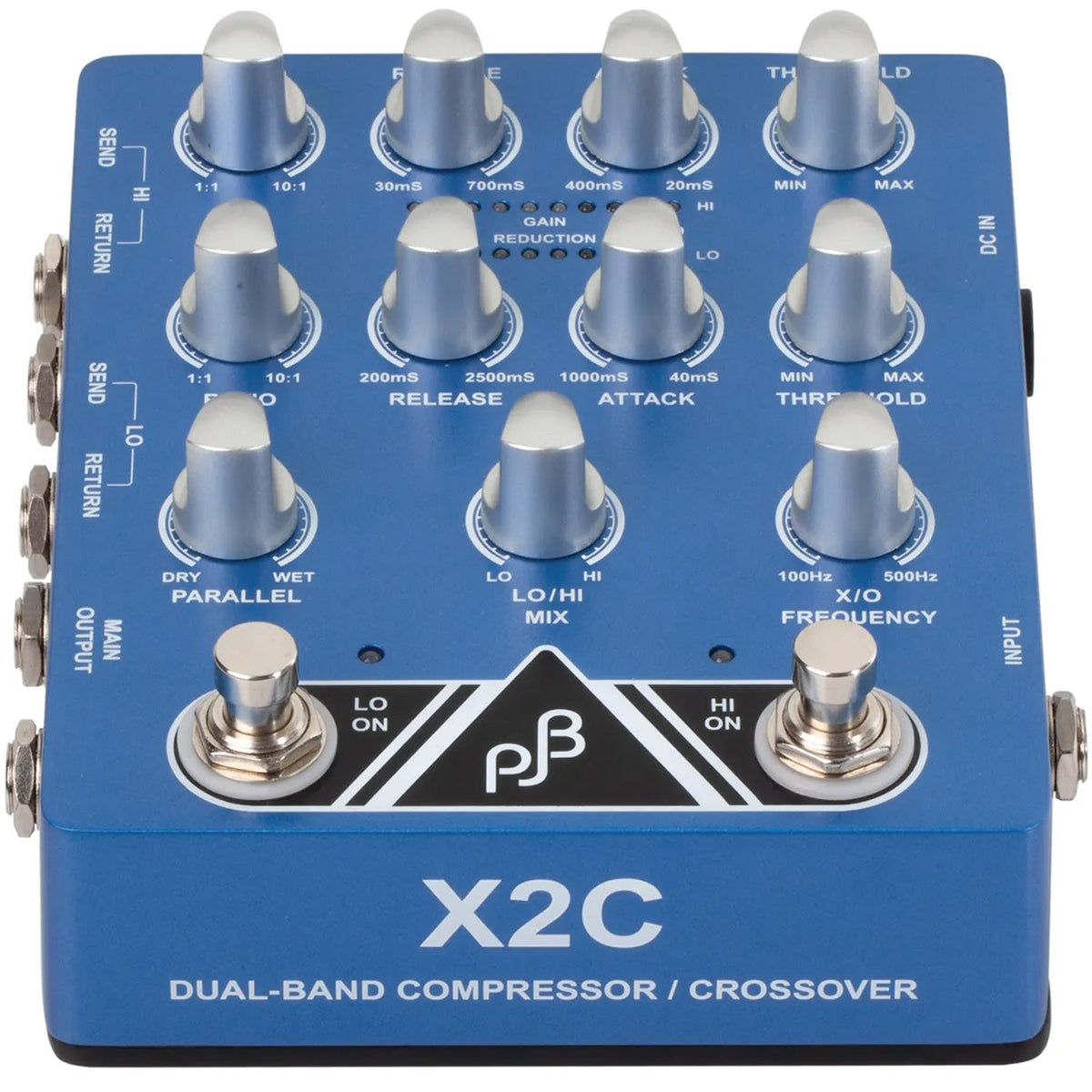 Phil Jones X2-C Dual Compressor Pedal - View 2 | MusicMarket