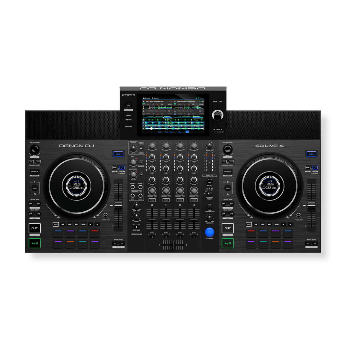 Denon DJ SC LIVE 4 Standalone 4-Deck DJ Controller - MusicMarket