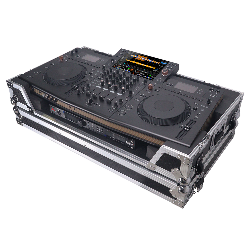 ProX XS-OPUSQUADW ATA Flight Style Road Case with 1U Rack Space and Wheels - View 7 | MusicMarket