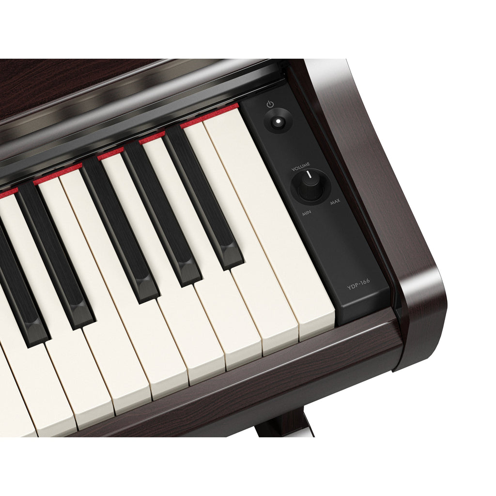 Yamaha Arius YDP166R 88-Key Weighted Digital Piano - Rosewood - View 5 | MusicMarket