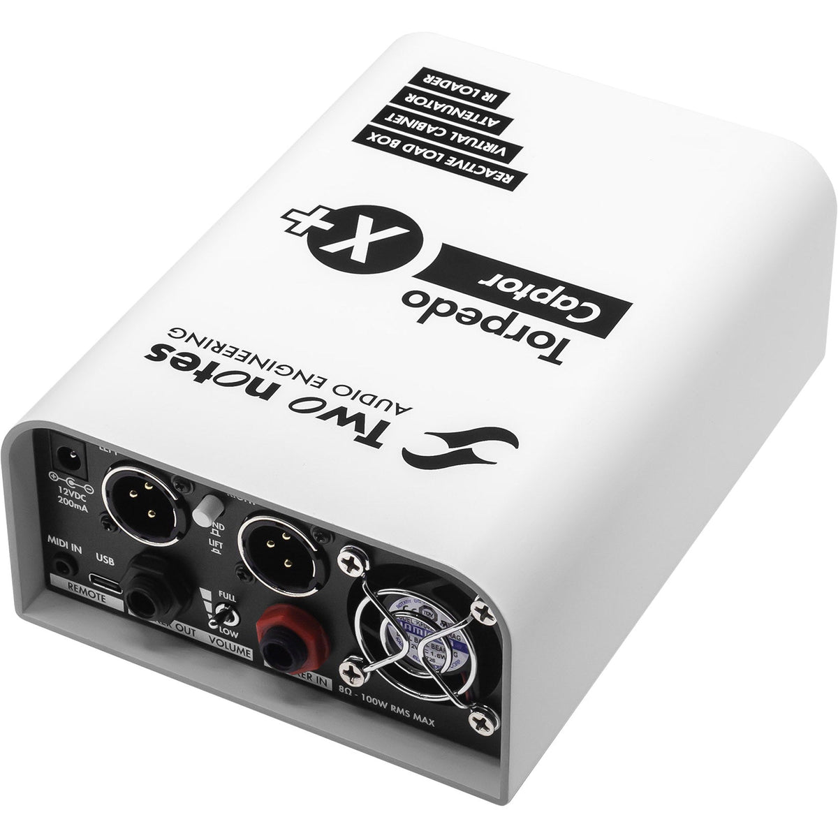 Two Notes Engineering Torpedo Captor X+ 8 Ohm Compact Reactive Load Box - View 3 | MusicMarket