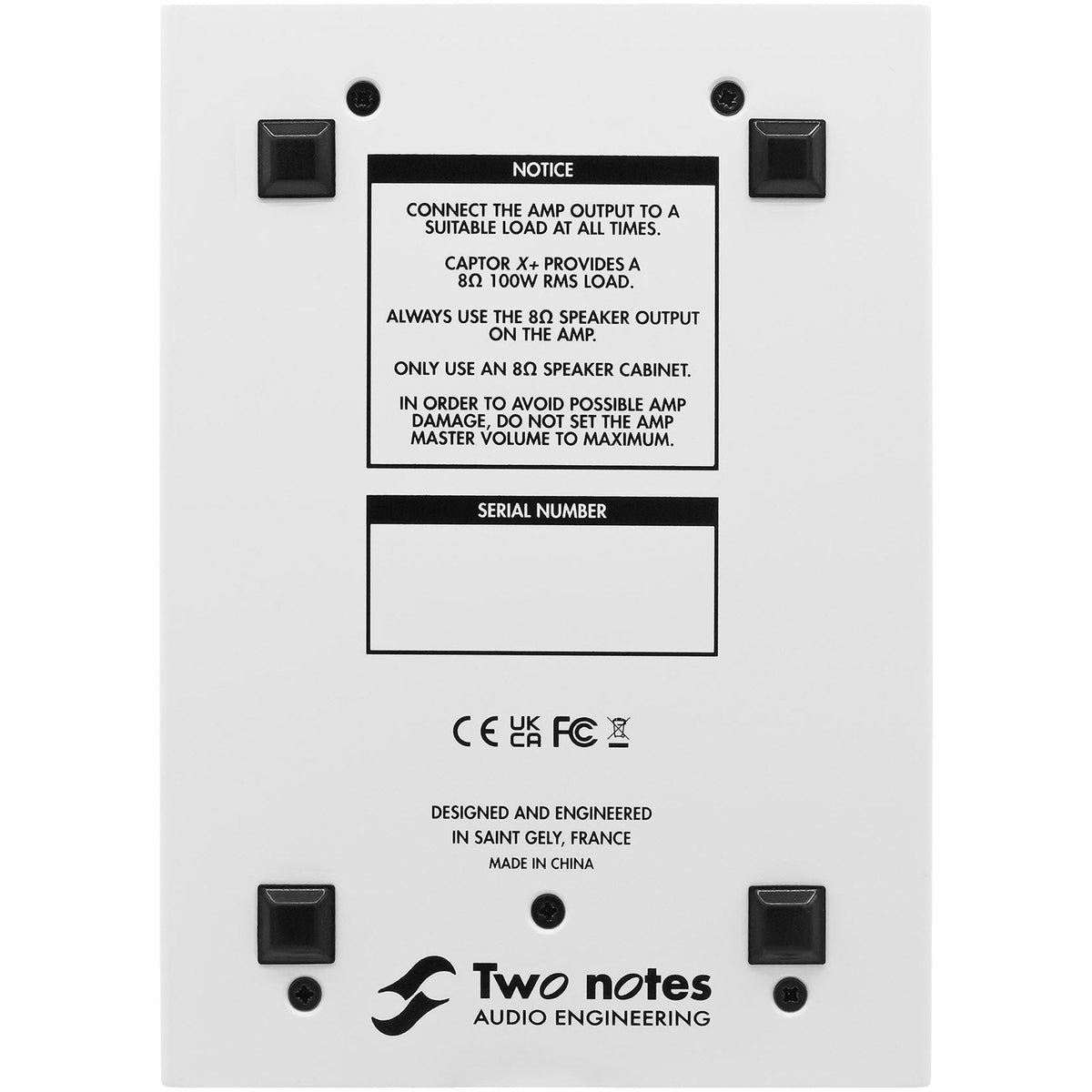 Two Notes Engineering Torpedo Captor X+ 8 Ohm Compact Reactive Load Box - View 6 | MusicMarket