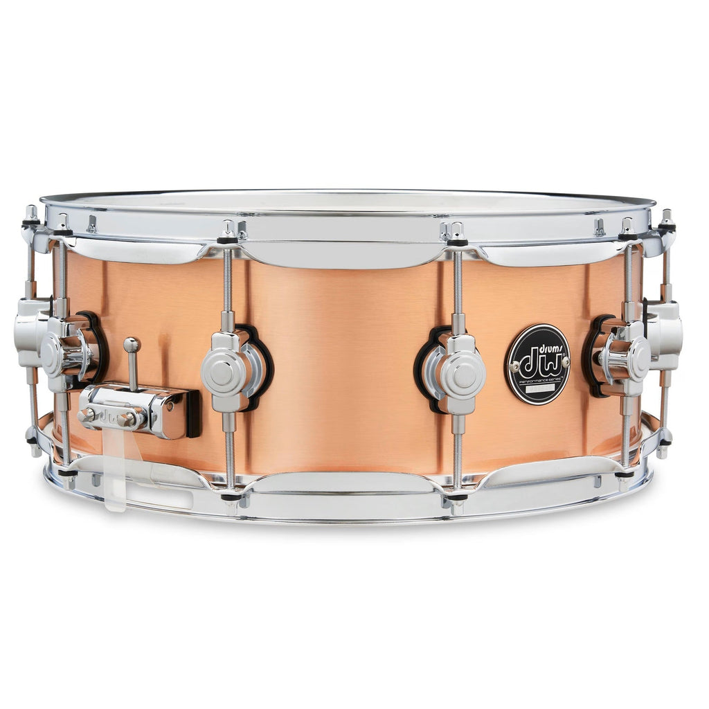 DW 5.5 x 14-Inch Performance Series Polished Copper Snare Drum - View 2 | MusicMarket