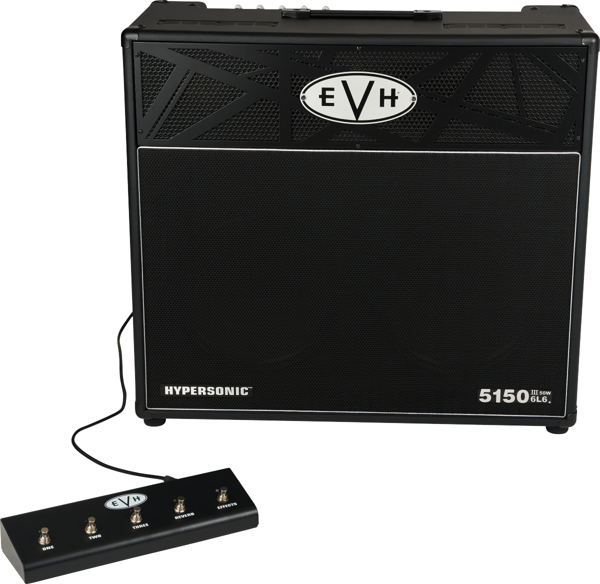 EVH 5150III Hypersonic 6x6 1x12-Inch Electric Guitar Amplifier - Black - View 6 | MusicMarket