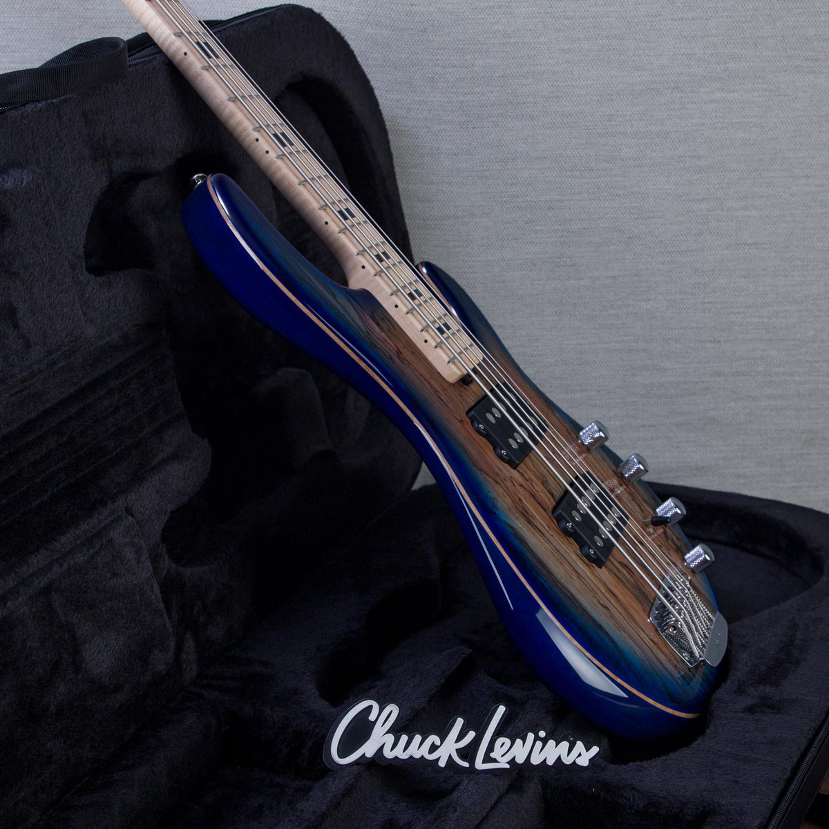 Ernie Ball Music Man Ball Family Reserve StingRay 5 HH 5-String Electric Bass Guitar - Paua Blue Burst - #F93711 -
