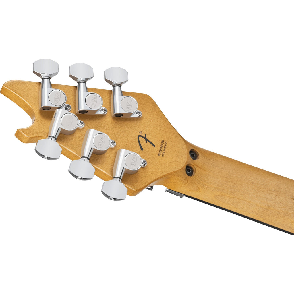 EVH Limited Edition Special Striped Series Wolfgang Electric Guitar - Red, Black, and White Aged - View 6 | MusicMarket