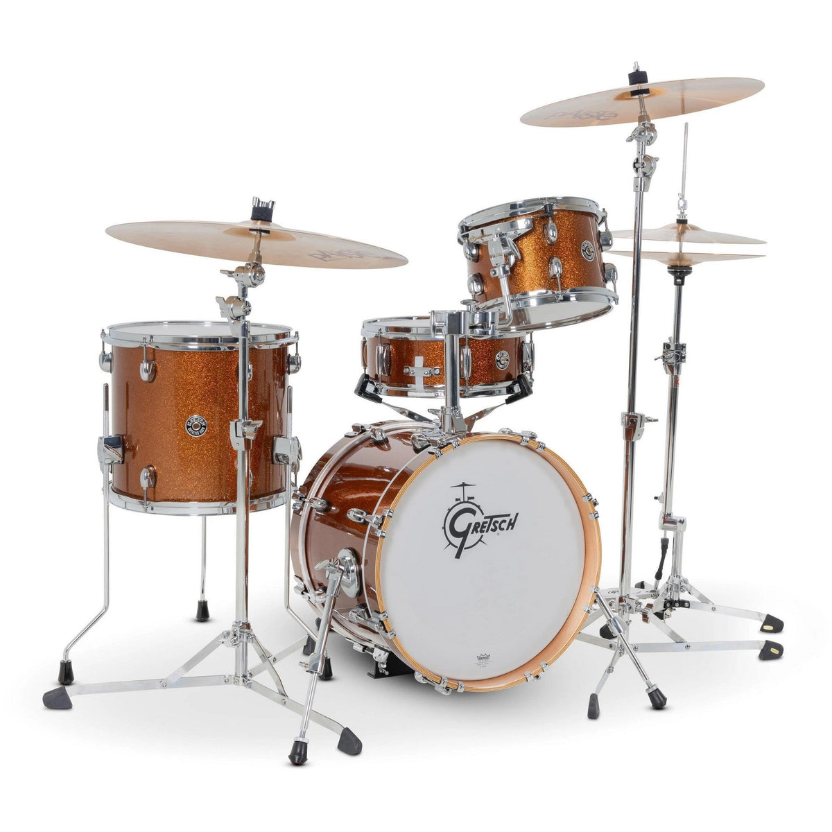 Gretsch Drums Micro Catalina Club 4-Piece Shell Pack - Bronze Sparkle - MusicMarket