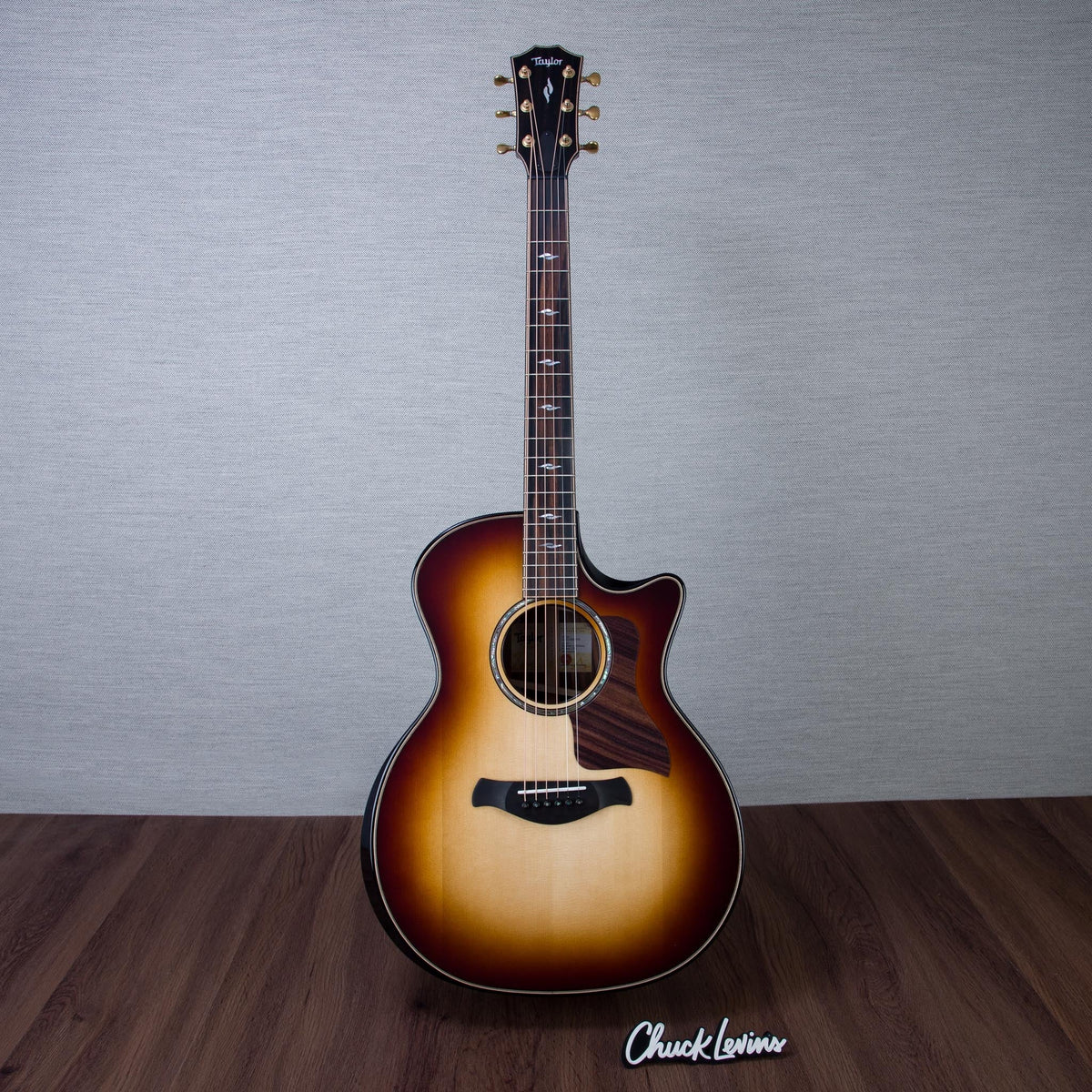 Taylor Limited Edition Builder's Edition 814ce Adirondack Spruce/Macassar Ebony Acoustic Electric Guitar - Shaded
