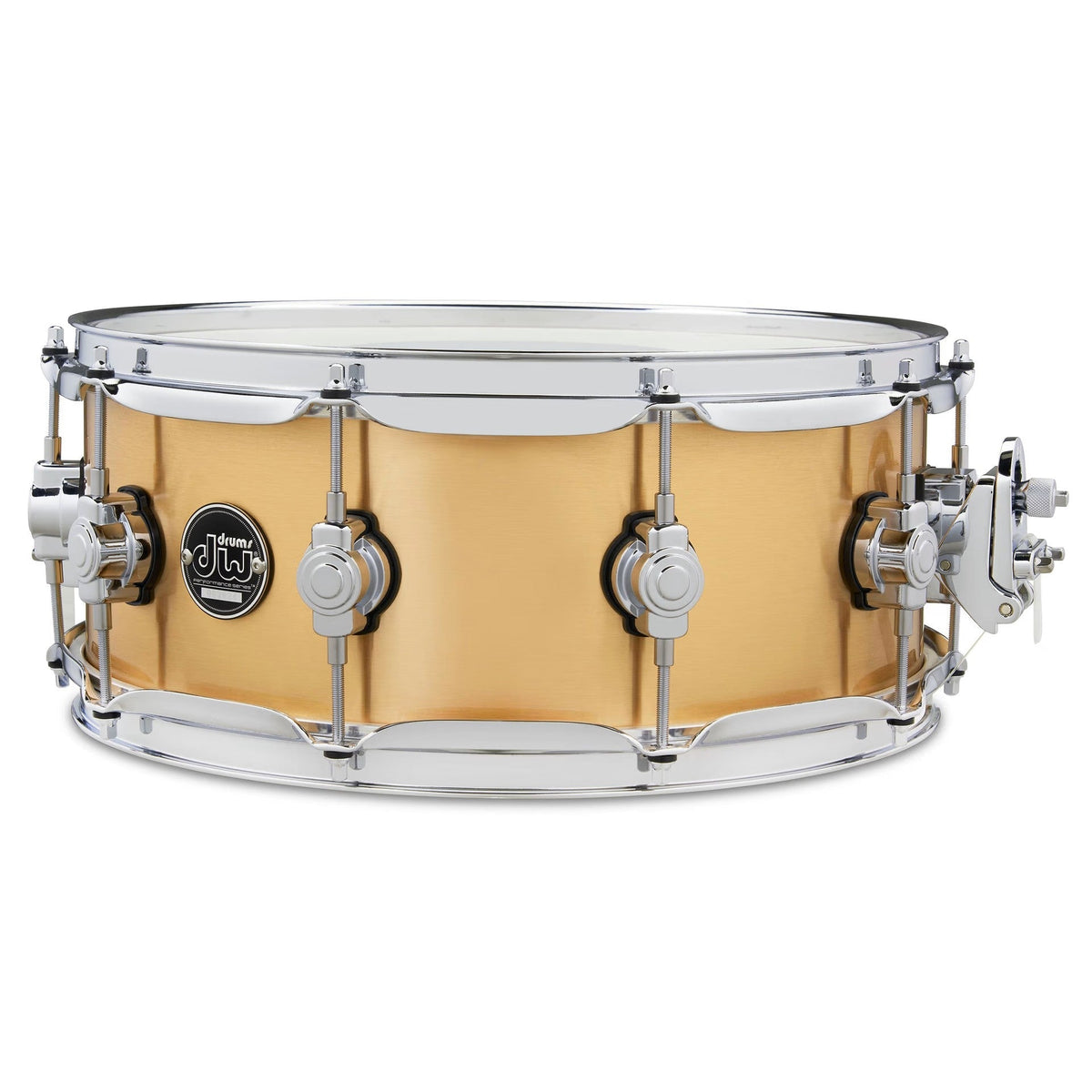 DW 6.5 x 14-Inch Performance Series Polished Brass Snare Drum - MusicMarket