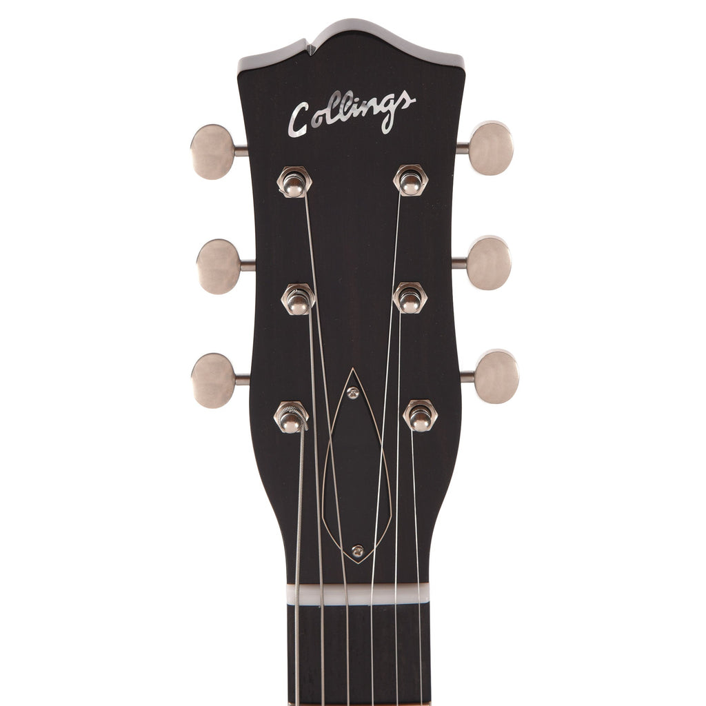 Collings 470JL Julian Lage Signature Antiqued Blonde w/Bigsby - Angle 6 | MUSICTONER
