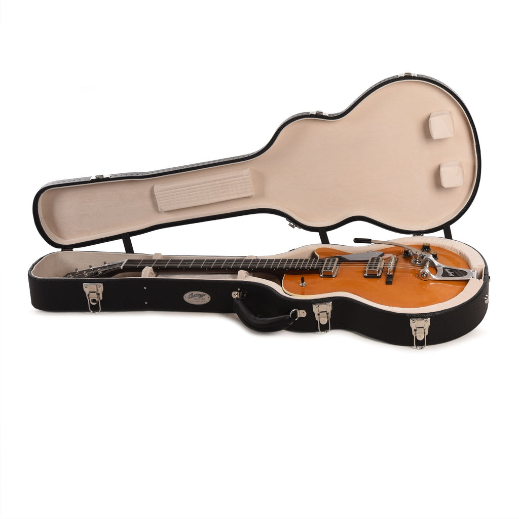 Collings 470JL Julian Lage Signature Antiqued Blonde w/Bigsby - Angle 8 | MUSICTONER
