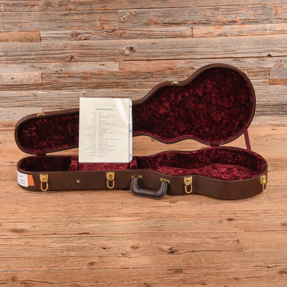 Corsa LCPG Tobacco Burst Light Relic 2025 - Angle 9 | MUSICTONER