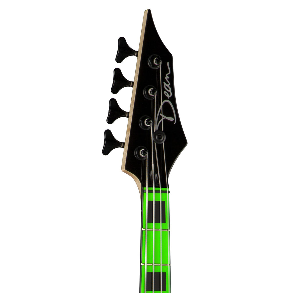 Dean Custom Zone Bass - Nuclear Green - View 3 | MusicMarket