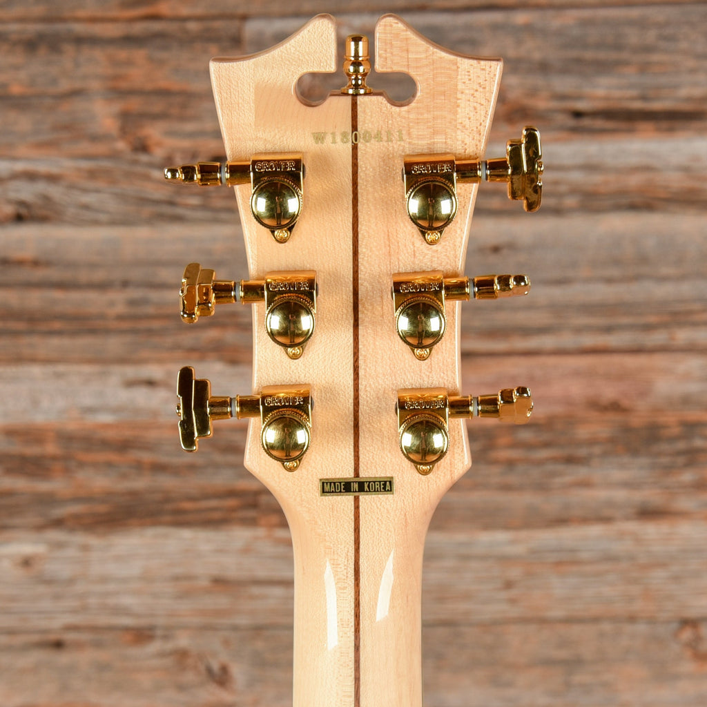 D'Angelico Ludlow Deluxe Hunter Green 2018 - Angle 7 | MUSICTONER