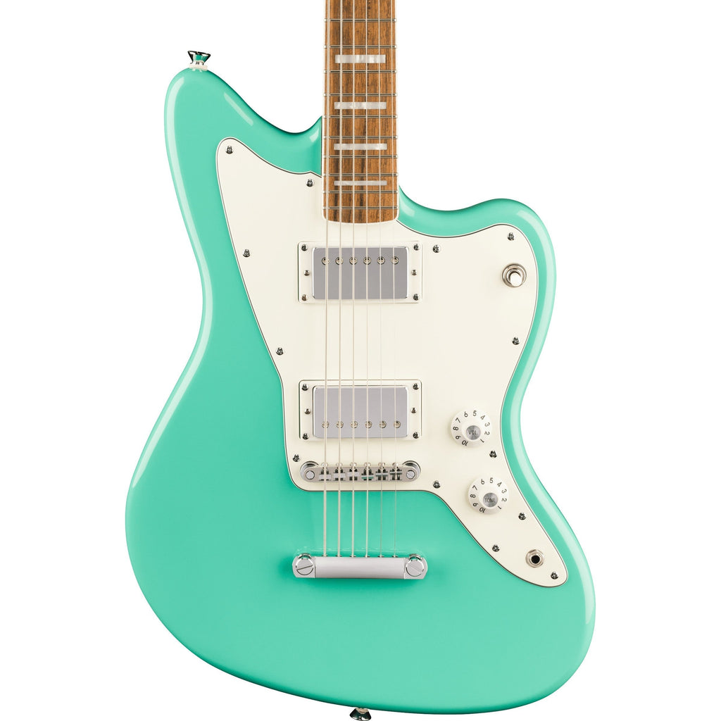 Squier Paranormal Baritone Jazzmaster HH Electric Guitar - Sea Foam Green - View 3 | MusicMarket