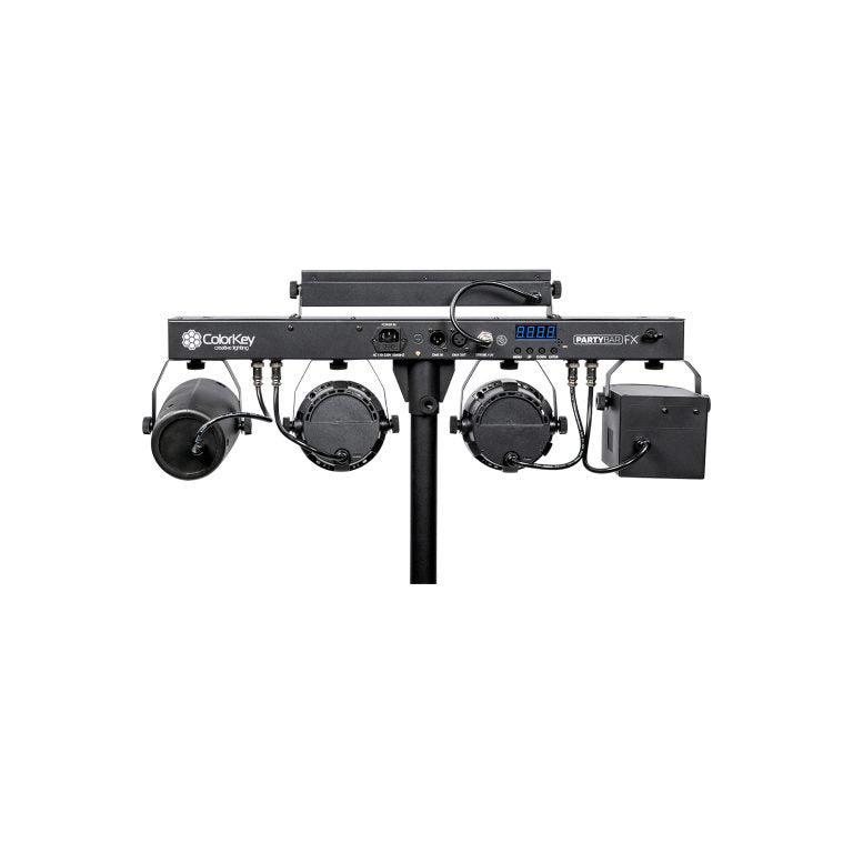Colorkey Partybar FX Compact All in One Lighting Package with Stand and Bag - View 3 | MusicMarket