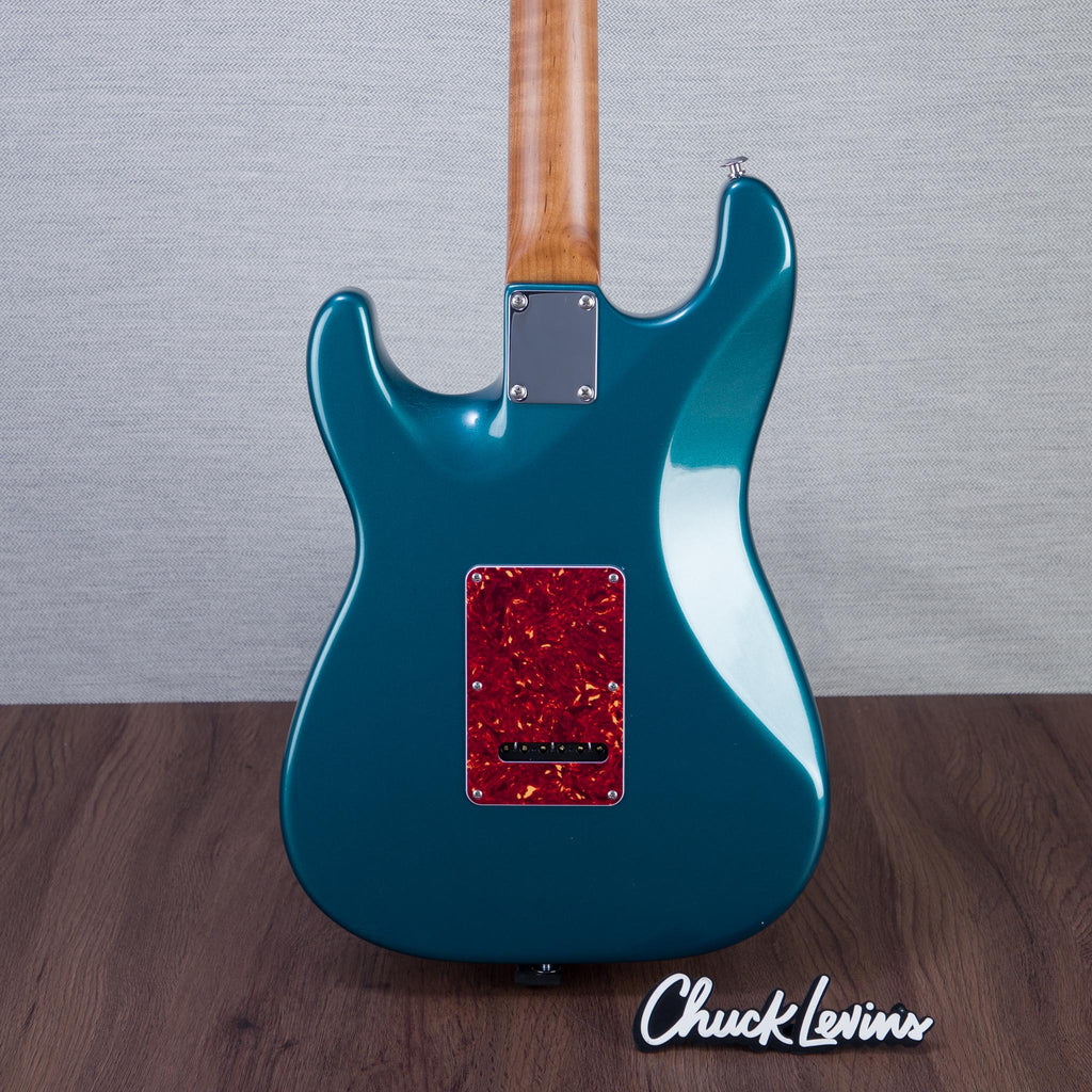 Suhr Limited Edition Classic S Antique Metallic Electric Guitar - Ocean Turquoise Metallic - #78113 - View 5 |
