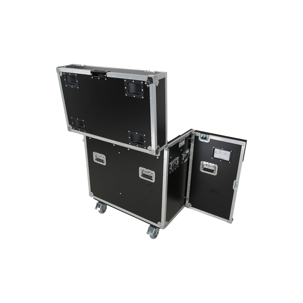 ProX XS-MH30WASHX2W for Two Moving Head Fixtures ATA Flight Style Road Case with Casters - View 9 | MusicMarket