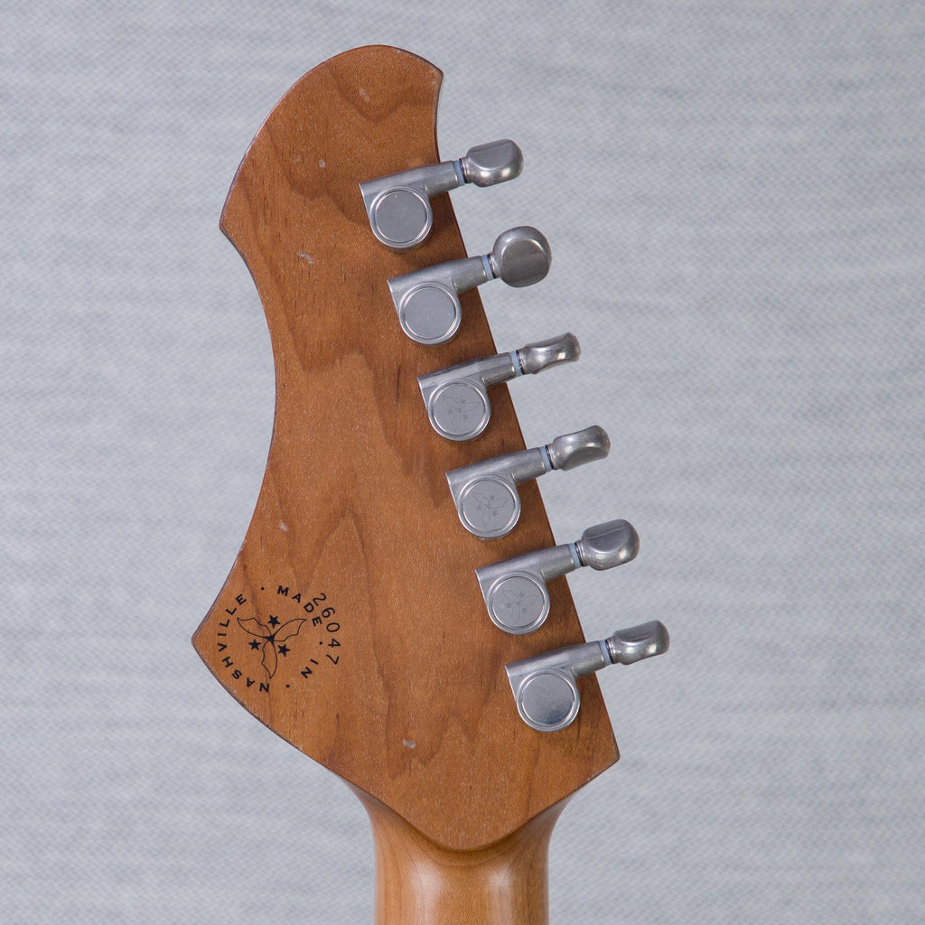 Novo Guitars Solus F2 Electric Guitar - FOF Shell Pink over Sonic Blue - #26047 - View 7 | MusicMarket