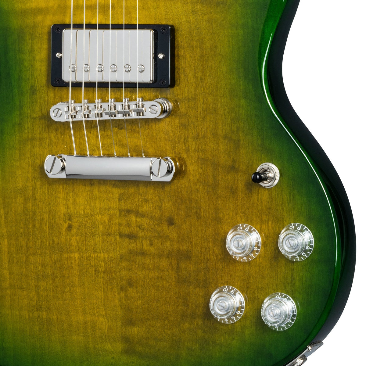 Epiphone SG Modern Figured Electric Guitar - Iguana Burst - View 5 | MusicMarket