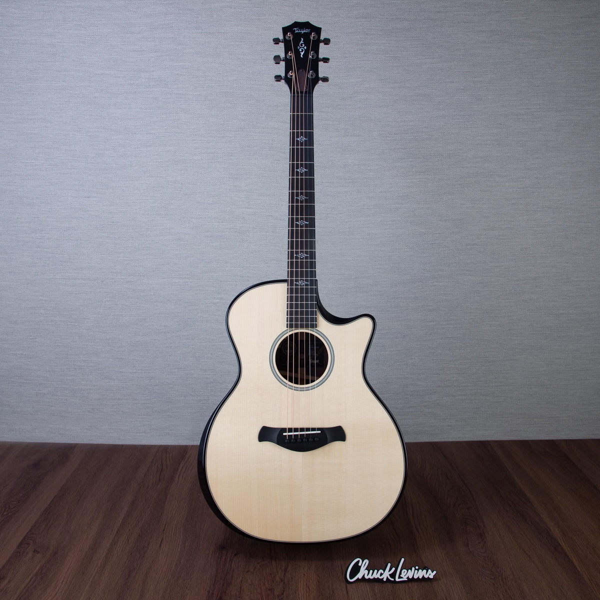 Taylor Custom Shop Gold Label Grand Auditorium Figured Rosewood/ Lutz Spruce Acoustic Electric Guitar -