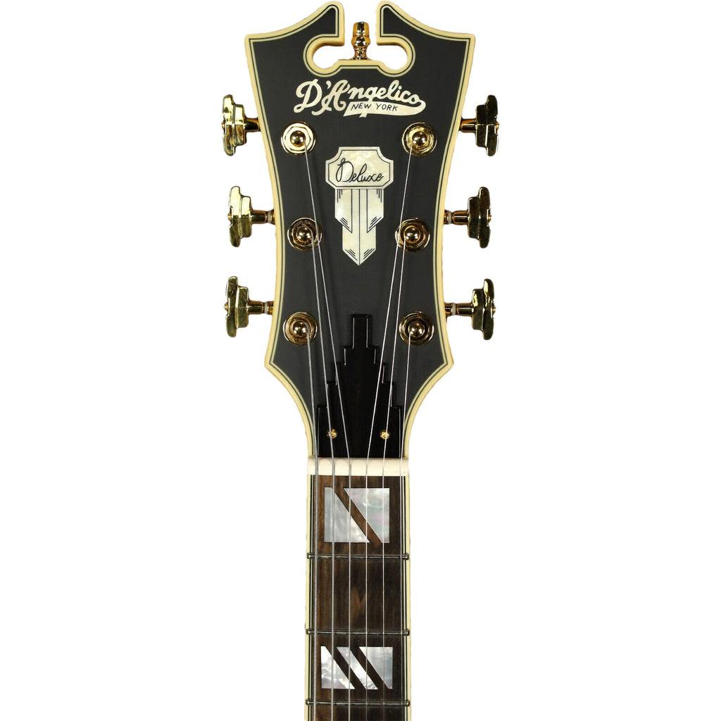D'Angelico Deluxe DC Semi-hollowbody Electric Guitar - Satin Honey - View 5 | MusicMarket