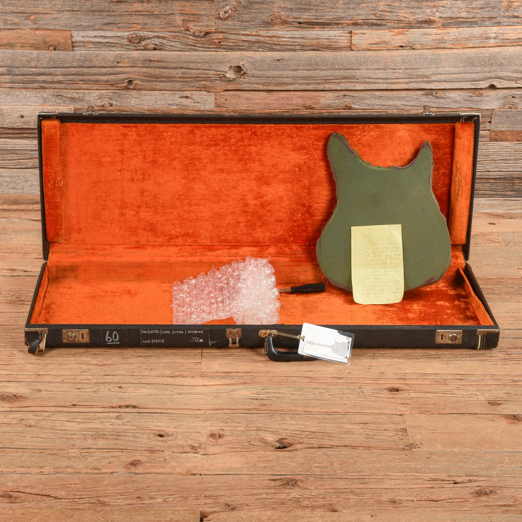 Danelectro Coral Sitar 1960s - John Oates - Angle 9 | MUSICTONER