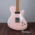 Novo Guitars Solus F2 Electric Guitar - FOF Shell Pink over Sonic Blue - #26047 - MusicMarket