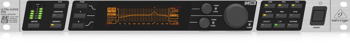 Behringer DEQ2496 Ultracurve Pro Mastering Processor - View 2 | MusicMarket
