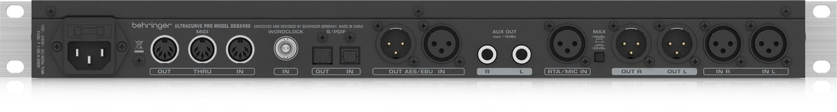 Behringer DEQ2496 Ultracurve Pro Mastering Processor - View 3 | MusicMarket